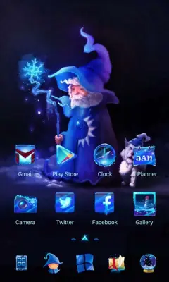 Frosty Neon Launcher android App screenshot 0