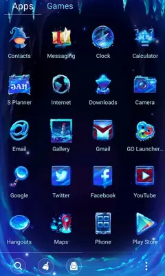 Frosty Neon Launcher android App screenshot 4